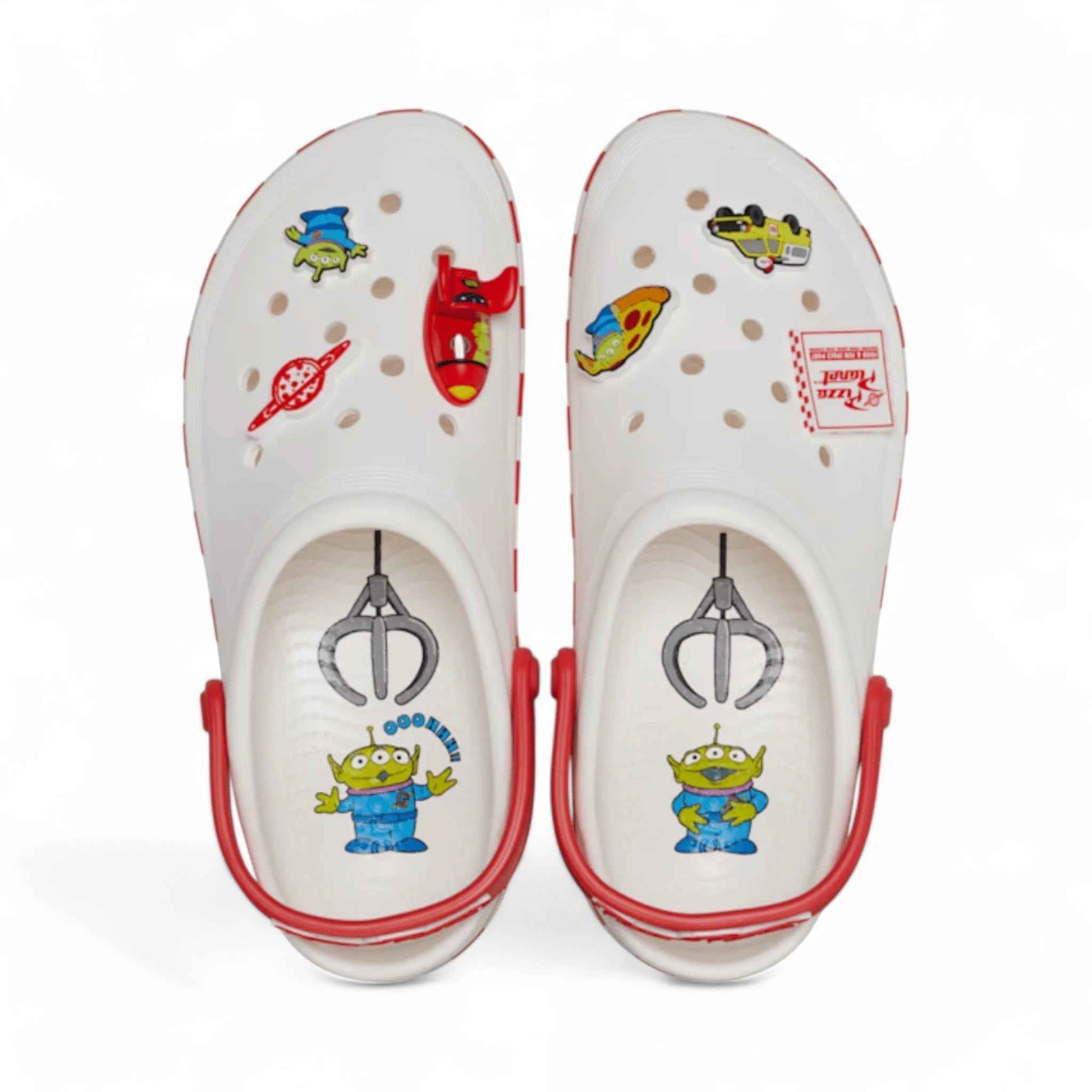 Classic Toy Story Planet Off-Court White Slippers